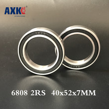2021 Direct Selling Sale Rolamentos Ball Bearing 6808 2rs Abec-1 (10pcs) 40x52x7mm Metric Thin Section Bearings 61808rs 6808rs 2024 - buy cheap