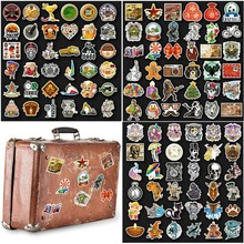 216PCS/LOT.108 design mix PVC waterproof Green removable Stickers Graffiti Fridge scooter Traveling case Stickers Home decal OEM 2024 - buy cheap