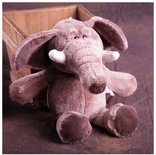 small cute Plush elephant toy Stuffed jungle elephant gift doll about 25cm 0511 2024 - buy cheap