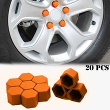 20pcs Slicone green Wheel Nuts Covers Protective Bolt Caps For Land Rover Range Rover Evoque Freelander Discovery Jeep Compass 2024 - buy cheap