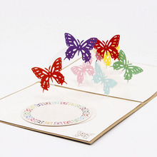 3D Pop Up Greeting Card Butterfly Happy Anniversary Birthday Valentine Christmas-Y102 2024 - buy cheap
