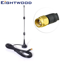 Eightwood 2.4Ghz WiFi 7dBi Magnetic Base Aerial SMA Plug Male Antenna for Wireless Wifi WLAN Signal Booster Security IP Camera 2024 - buy cheap