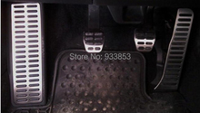 Para LHD VW tiguan pedal de reposapiés de acero inoxidable + embrague de freno de pedal + pedal de acelerador MT 2024 - compra barato