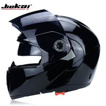 JIEKAI-casco de seguridad para motocicleta, protector de cabeza con doble parasol, abatible, 4 estaciones 2024 - compra barato