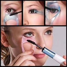 3 in 1 Mascara Shield Guard Eyelash Comb Applicator Guide Card Makeup Tool  7LMJ 2024 - buy cheap