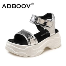 ADBOOV New Platform Sandals Women Thick Sole Summer Chunky Shoes 2 Pieces Flat Sandals Ladies Sandalias Mujer 2019 2024 - buy cheap