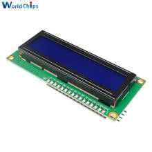 ЖК-дисплей 1602 1602 Модуль ЖКД синий/желто-зеленый экран 16x2 символов ЖК-дисплей PCF8574T PCF8574 IIC I2C интерфейс 5 В для arduino 2024 - купить недорого