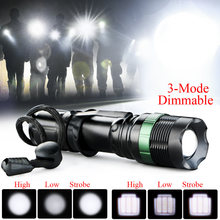 LED Flashlight Tactical Flash light 3000Lumens Q5 LED Torch Flashlights For Self Defense Camping By18650 2024 - buy cheap