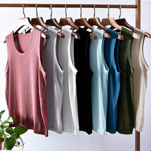 Camiseta interior de algodón y lino para hombre, chaleco sin mangas de alta calidad para Fitness y culturismo, 2019 2024 - compra barato