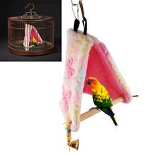 Bird Parrot Plush Hammock Cage Happy Hut Tent Bed Hanging Cave Swing Toys  yy56 Dropshipping 2024 - buy cheap