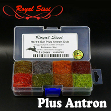 New 8colors hare's ear dub Plus Antron dubbing with dispenser packing rabbit guard hair mixed nymph scud dub fly tying materials 2024 - buy cheap