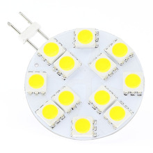 Frete grátis 12 lâmpadas led g4 5050 smd 12v 24v 240-264lm 2.4w lanchas barcos automóveis carros carros carros 2024 - compre barato