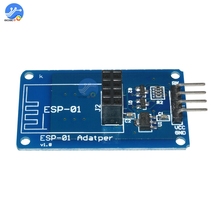 ESP8266 ESP-01 ESP01 серийный WiFi беспроводной адаптер модуль совместимый серийный модуль 3,3 V 5V разработочная плата для Arduino 2024 - купить недорого