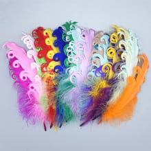 Hot! 10- 100pcs beautiful handicrafts goose feathers 5-7 "/ 13-18cm DIY decorative accessories, headwear accessories 2024 - buy cheap