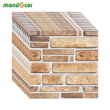 Modern Retro Brick Pattern 3D Wall Paper Home Decor Self Adhesive Film PVC Waterproof Kids Room Living Room Wallcovering Decals 2024 - buy cheap