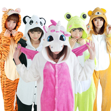 Kigurumi Unicorn Pajamas Sets Women Animal Pajamas Winter Unicorn Nightie Pyjamas Onesies Sleepwear Cosplay Costume 2024 - buy cheap
