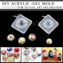 1pcs/lot Fashion Durable acrylic 3D Nail Art Tips Mold gel nail DIY Decoration Design 2024 - buy cheap