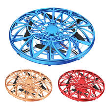 Anti-collision Hand UFO Helicopter UFO Ball Flying Aircraft mini drone small intelligent induction quadcopter Drones For boys 2024 - buy cheap