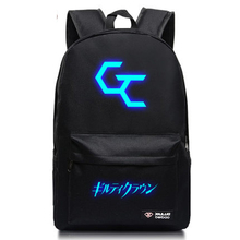 Mochila luminosa mensageiro com coroa de coroa, bolsa de ombro unissex, grande capacidade, mochilas escolares anime, bolsa de viagem para homens e mulheres 2024 - compre barato