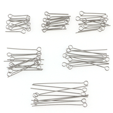 18/20/25/30/40mm 8g Nine Words Pins Stainless Steel Eye Pins Jewelry Findings For Jewelry Making Earrings DIY Accessories 2024 - buy cheap