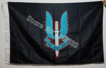 Bandeira preta com serviço aéreo especial, faixa de bandeira personalizável wins, 3x5ft 150x90cm, com furos de metal em latão 2024 - compre barato