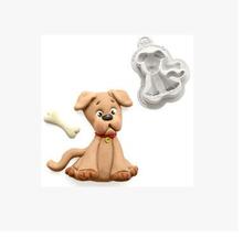 Luyou 3d cão chocolate fazendo silicone fondant molde festa animal bolo ferramentas de decoração sabão vela molde do bolo fm1452 2024 - compre barato