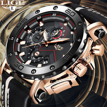 2018 LIGE New Chronograph Mens Watches Top Brand Fashion Luxury Quartz Watch Men Military Waterproof Clock Male Sport Wristwatch 2024 - buy cheap