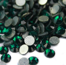 SS6 SS10 SS16 1440PCS Emerald Green DMC Crystal Rhinestones DIY Loose HotFix Crystal Rhinestone Iron-on For Garment Decoration 2024 - buy cheap
