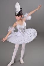 Novo vestido de dança ballet profissional 4 cor cisne lago tutu vestido meninas ballet traje crianças dança wear 2024 - compre barato