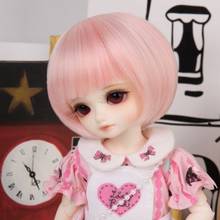 Free Shipping New Fashion Style 1/6 6-7"Bjd Wig High Temperature Lovely Short Hair Doll SD Wig 2024 - buy cheap
