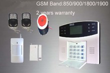 Wireless Gsm Alarm  Security Alarm System LCD Screen Remote Control with Russian  or english 2024 - buy cheap