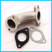 Pit bike 26mm Inlet Manifold Intake Pipe & Gasket For 110cc 125cc 140cc Pit Dirt ProDirt Bike Scooter Atv Motorcycle Motocross 2024 - buy cheap