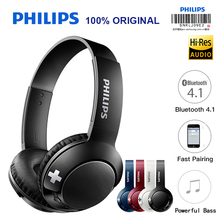 Philips-fone de ouvido sem fio, bluetooth, alto-falante, controle de volume, microfone, compatível com galaxy note 8, xiaomi, hua wei 2024 - compre barato