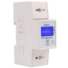 Din Rail Single Phase Wattmeter Power Consumption Watt Electronic Energy Meter kWh 5-80230V AC 50Hz with Reset Function 2024 - buy cheap