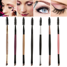 Hot sale 1 Pcs Eyelash Eyebrow Brush Double Head Brush Eyelash Eyebrow Cosmetics Beauty Tools 2024 - buy cheap