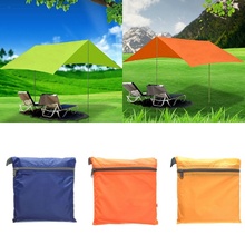 5 Colors Ultralight Sun Shelter Camping Mat Beach Tent Awning Canopy Taffeta Tarp Waterproof Camping Sunshelter 2024 - buy cheap