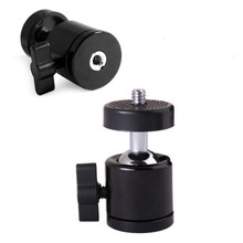 Mini Ball Head 1/4-3/8" screw Mount for Camera Tripod for SB800 SB900 580EX II vidicon Flash 2024 - buy cheap