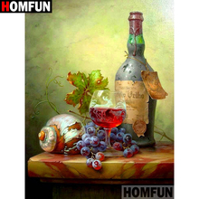 HOMFUN Full Square/Round Drill 5D DIY Diamond Painting "Wine glass" Embroidery Cross Stitch 5D Home Decor  A00355 2024 - buy cheap