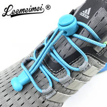 Растягивающиеся шнурки 22 цвета, пара фиксирующий башмак, эластичные шнурки для кроссовок, шнурки для бега, бега, триатлона 2024 - купить недорого
