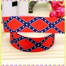 7/8inch Free Shipping Flag Printed Grosgrain Ribbon material Headwear Party Decoration Diy Wholesale Craft 22mm P4471 2024 - buy cheap