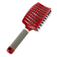Hair Scalp Massage Comb Hairbrush Bristle Nylon Women Wet Curly Detangle Hair Brush for Salon Hairdressing Styling Tools 2024 - buy cheap