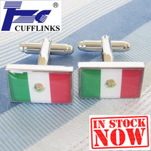 Mexico Flag Cufflink Cuff Link 2 Pairs Free Shipping Promotion 2024 - buy cheap