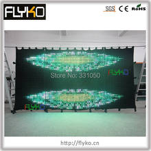 Free shipping 2x4m P5CM flexiable folded led video curtain wall 2024 - buy cheap