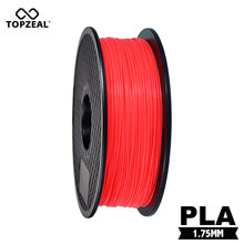 TOPZEAL Fluo Red 3D Printer PLA Filament 1.75mm 1KG for 3D Natural Materials 3D Printer Supplies 2024 - buy cheap