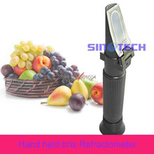 Free shipping Hand held 45 - 82% Brix sugar Refractometer  P-RHB-82ATC automatic temperature compesation 2024 - buy cheap