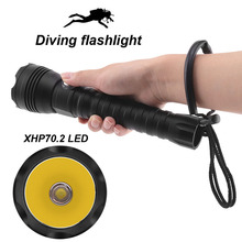 High power XHP70 XHP70.2 LED 3000 Lumens Scuba Diving Flashlight Tactical 18650 26650 Torch Lantern Underwater 100M Waterproof 2024 - buy cheap