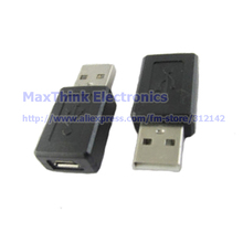 USB 2,0 A штекер к Micro-B 5 Pin гнездовой разъем USB адаптер разъем M F, 10 шт, бесплатная доставка 2024 - купить недорого