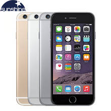 Оригинальный разблокированный мобильный телефон Apple iPhone 6 LTE, 1 ГБ ОЗУ 16/64/128 ГБ, iOS, 4,7 дюйма, 8,0 МП, двухъядерный, Wi-Fi, IPS, GPS, телефон б/у 2024 - купить недорого