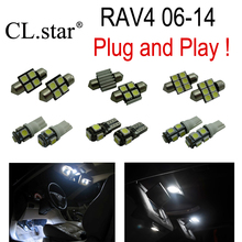 6pc LED bulb interior map light kit package for Toyota for RAV4 ( 2006-2014) 2024 - buy cheap