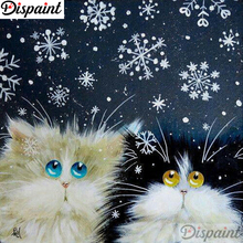 Dispaint Full Square/Round Drill 5D DIY Diamond Painting "Animal cat landscape" 3D Embroidery Cross Stitch 5D Home Decor A18412 2024 - buy cheap